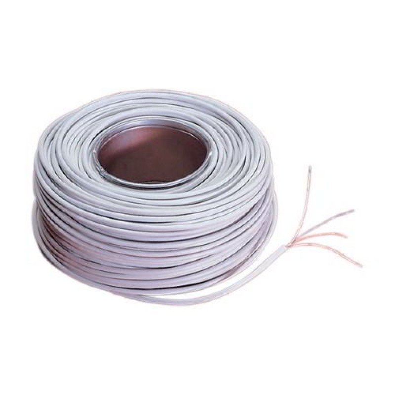 ΚΑΛΩΔΙΟ ΤΗΛΕΦΩΝΙΚΟ ΛΕΥΚΟ 4FLAT 100m TELEPHONE CABLE WHITE 017-0031 FTT3-030