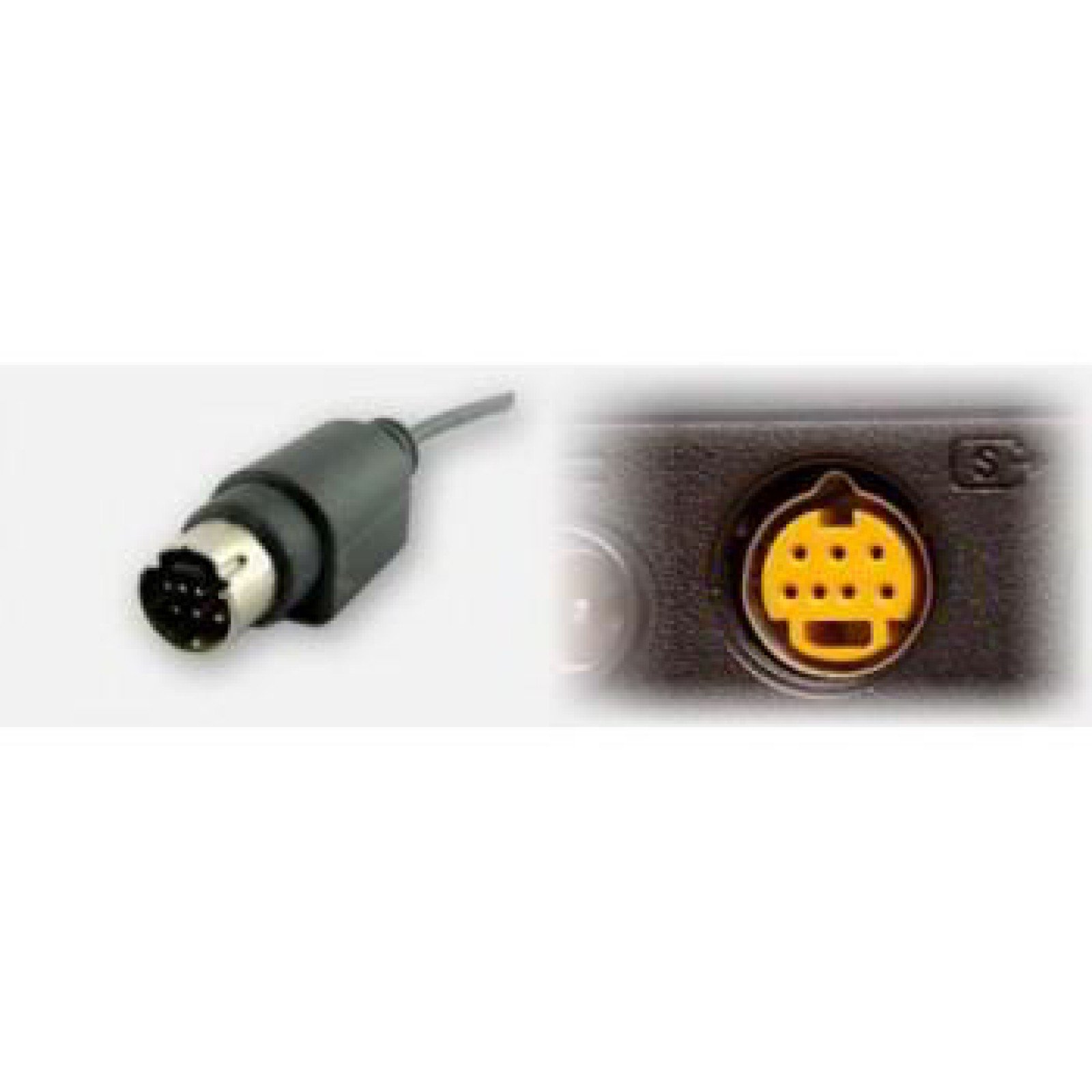 OEM S VIDEO CABLE MALE 7pin TO FEMALE COMPONENT AV SVIDEO 4pin 0