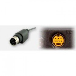 OEM S VIDEO CABLE MALE 7pin TO FEMALE COMPONENT - AV - SVIDEO 4pin 0.20m VIDEO ADAPTER 2509