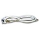 POWER CORD 1.5m WHITE CABLE SUKO PLUG 3 X 1.00 A-06 ΚΑΛΩΔΙΟ ΛΕΥΚΟ ΜΕ ΠΡΙΖΑ ΣΟΥΚΟ HS-R2