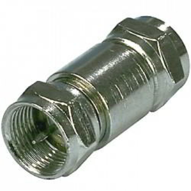 ADAPTOR SATTELITE TV F CABLE METALLIC MALE-MALE PAL 9.5mm ΒΥΣΜΑ ΜΕΤΑΛΛΙΚΟ ΑΡΣΕΝΙΚΟ-ΑΡΣΕΝΙΚΟ ΜΟΥΦΑ FC-019
