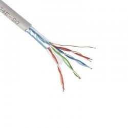 UTP ETHERNET CABLE 0.4CCA 305m GREY FTP CAT 5E ΚΑΛΩΔΙΟ ΔΙΚΤΥΟΥ ΑΝΟΙΧΤΟ ΓΚΡΙ 18403