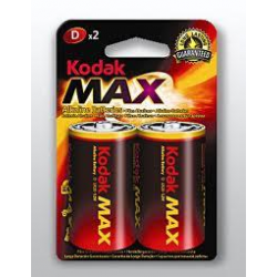 KODAK BATTERIES D PHOTOLIFE XTRALIFE ALKALINE 2 PACK BATTERY 1.5 V LR20 KD-2 ΜΠΑΤΑΡΙΕΣ ΑΛΚΑΛΙΚΕΣ
