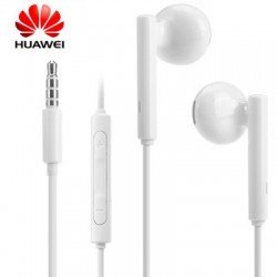 HUAWEI AM115 3.5 Headset & Microphone Handsfree On/Off & Volume Control White Ακουστικά Με Μικρόφωνο Ψείρες Λευκά Bulk