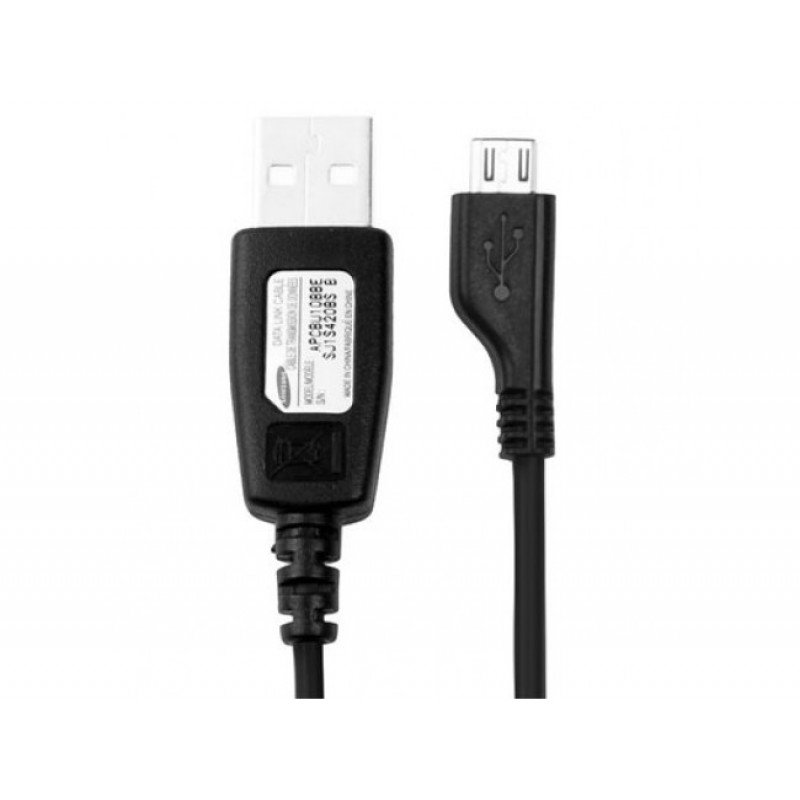 SAMSUNG APCBU10BBE BLACK USB A 2.0 CABLE TO MICRO USB CHARGER/DATA 0.8m SAMSUNG SMARTPHONE ORIGINAL SAMSUNG APCBU10BBE BLACK USB A 2.0 CABLE TO MICRO USB CHARGER/DATA 0.8m SAMSUNG SMARTPHONE ORIGINAL