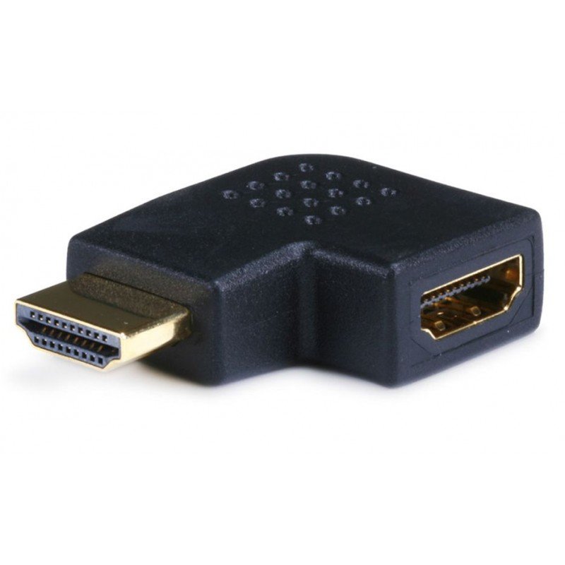 POWERTECH CAB-H036 ADAPTOR GOLD HDMI 1.4V 19pin FEMALE TO HDMI MALE 90 BLACK ΜΟΥΦΑ ΓΩΝΙΑΚΗ POWERTECH CAB-H036 ADAPTOR GOLD HDMI 1.4V 19pin FEMALE TO HDMI MALE 90 BLACK ΜΟΥΦΑ ΓΩΝΙΑΚΗ