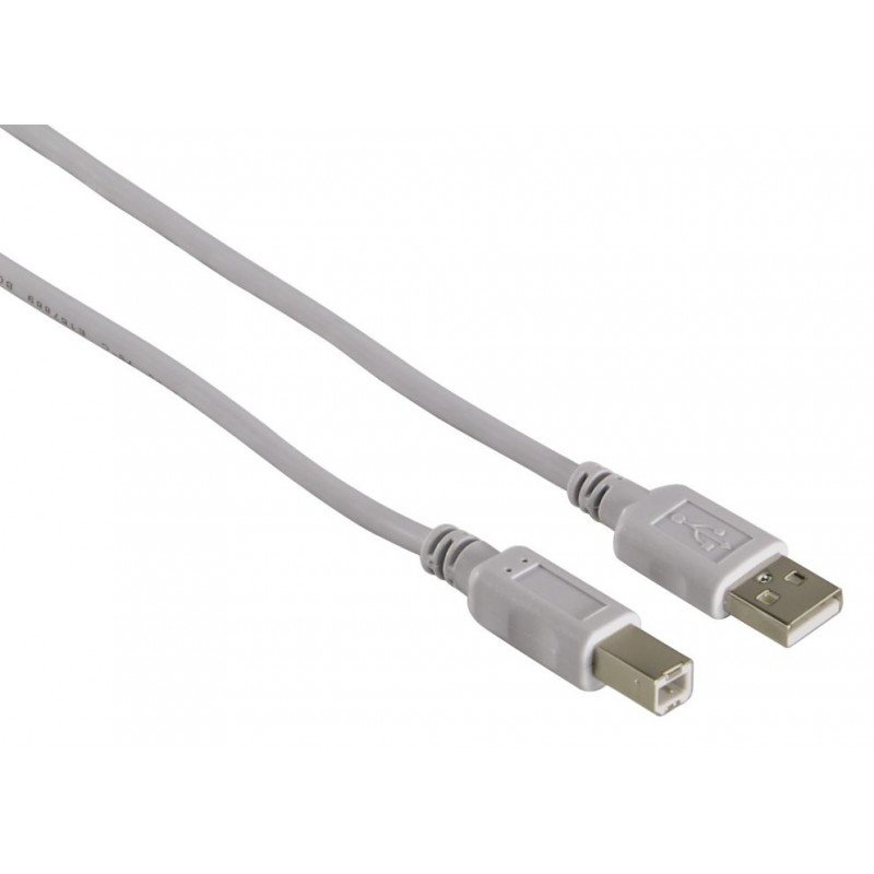 POWERTECH CAB-U073 USB A 2.0 PRINTER CABLE A/B MALE/MALE 1.5m WHITE ΚΑΛΩΔΙΟ ΕΚΤΥΠΩΤΗ ΛΕΥΚΟ