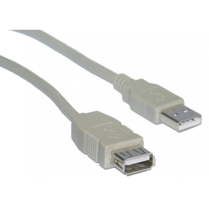 USB A 2.0 EXTENSION CABLE MALE/FEMALE 1.5m WHITE POWERTECH CAB-U076 ΚΑΛΩΔΙΟ ΠΡΟΕΚΤΑΣΗΣ