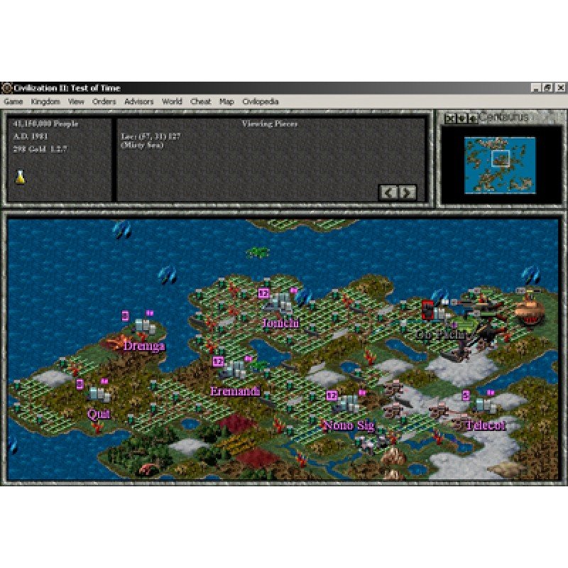 CIVILIZATION II GOLD EDITION -USED- (PC)