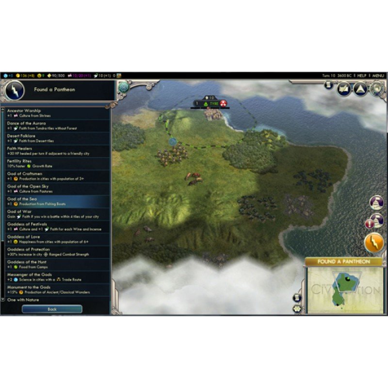 CIVILIZATION V [5] EXPANSION GODS & KINGS SID MEIERS (PC)