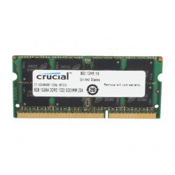 8Gb MEMORY RAM SODIM DDR3 CL9 -1333Mhz- CRUCIAL CT102464BF1339 ΜΝΗΜΗ (PC)