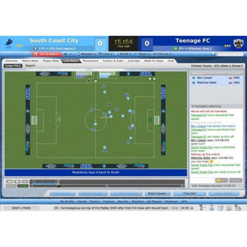 FOOTBALL MANAGER LIVE (PC) FOOTBALL MANAGER LIVE (PC)
