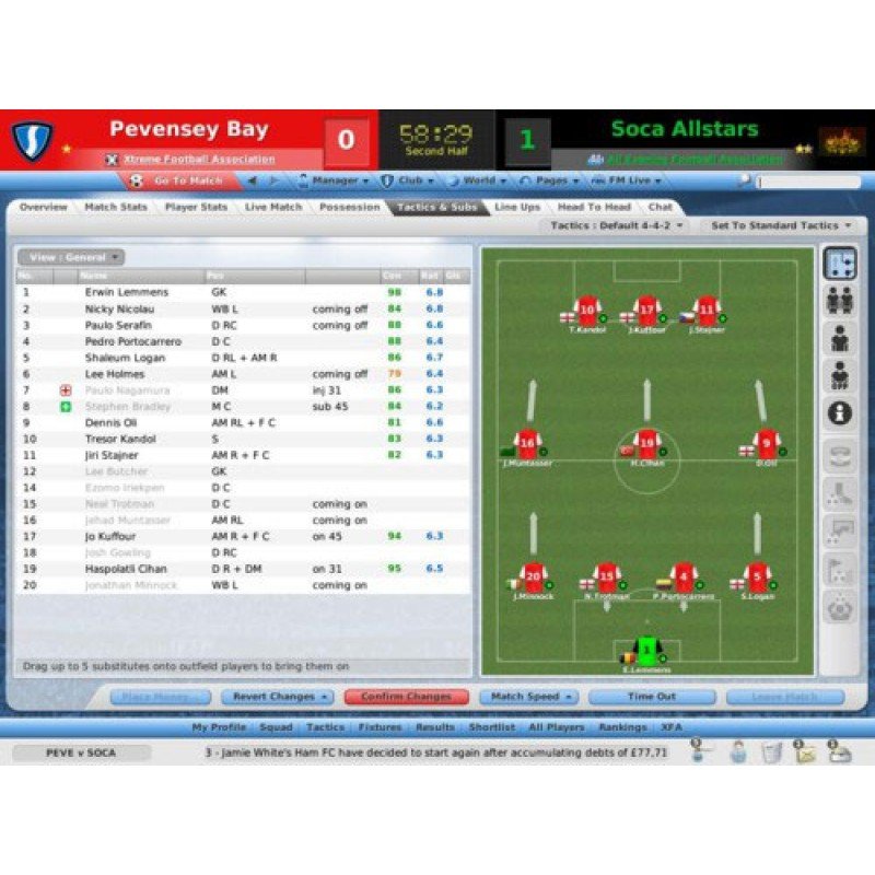 FOOTBALL MANAGER LIVE (PC) FOOTBALL MANAGER LIVE (PC)