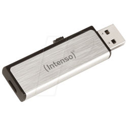 32Gb USB 2.0 STICK INTENSO MOBILE LINE & MICRO USB SILVER-BLACK 3523480 (PC)