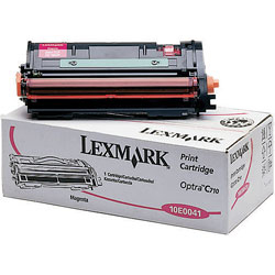 LEXMARK C-710 ORIGINAL TONER CATRIDGE MAGENTA 10K 10E0041 LEXMARK C-710 ORIGINAL TONER CATRIDGE MAGENTA 10K 10E0041