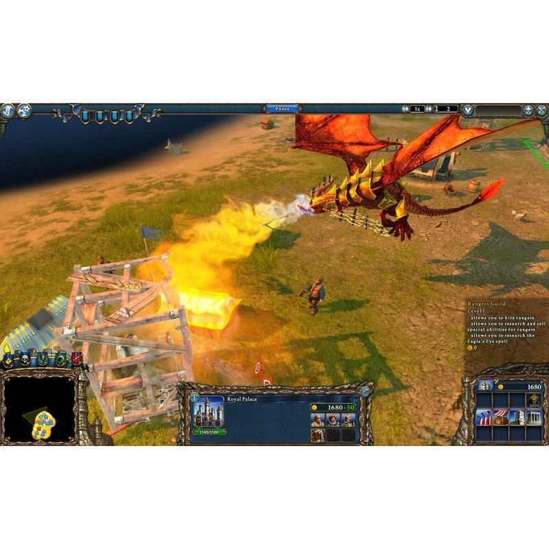 MAJESTY 2 THE FANTASY KINGDOM SIM -USED- (PC)