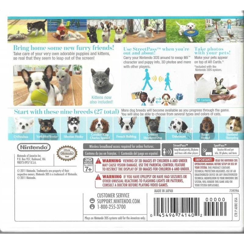 NINTENDOGS & CATS FRENCH BULLDOG (3DS) NINTENDOGS & CATS FRENCH BULLDOG (3DS)