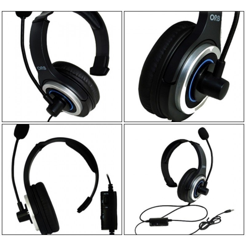 ELITE CHAT ORB 020801 HEADSET WIRED BLACK ΕΝΣΥΡΜΑΤΑ ΑΚΟΥΣΤΙΚΑ ΜΕ ΜΙΚΡΟΦΩΝΟ (PS4)