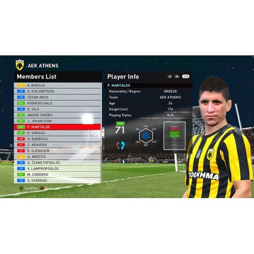 Pro Evolution Soccer 2017 Ελληνικο (PS4) Pro Evolution Soccer 2017 Ελληνικο (PS4)