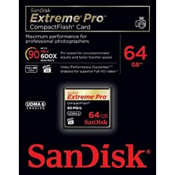 SANDISK SDCFXP-064G-X46 FLASH MEMORY EXTREME PROFESSIONAL UDMA 6 CARD 64Gb CLASS 90 ΜΝΗΜΗ