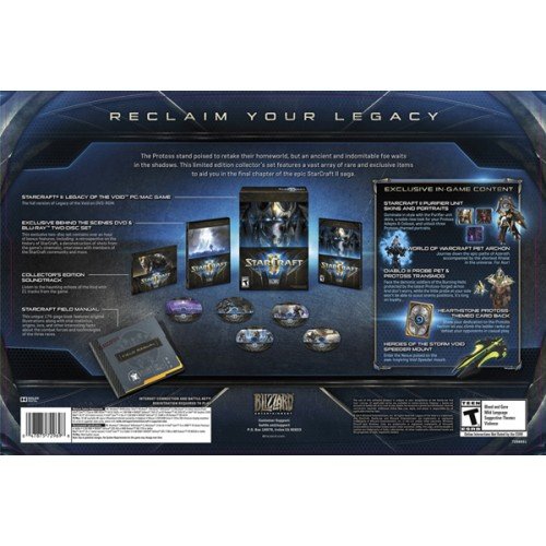 STARCRAFT II LEGACY OF THE VOID COLLECTORS EDITION (PC) STARCRAFT II LEGACY OF THE VOID COLLECTORS EDITION (PC)