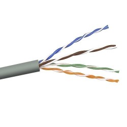 FTT6-029 UTP ETHERNET CABLE 1m GRAY CAT 5E FTP SOLID CCA ΚΑΛΩΔΙΟ ΔΙΚΤΥΟΥ