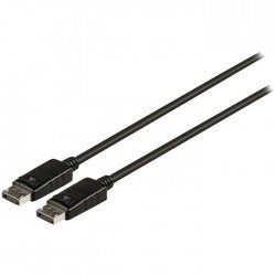 VALUELINE VLCP 37010B 2.00 DISPLAY PORT 1.2 MALE 20p TO DISPLAY PORT 1.2 MALE 20p CABLE 2m BLACK 