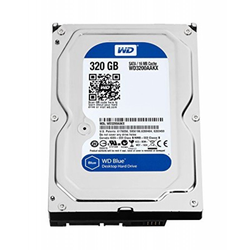320Gb HARD DISK DRIVE SATA 3,5" WESTERN DIGITAL CAVIAR BLUE WD3200LPVX ΕΣΩΤΕΡΙΚΟΣ ΣΚΛΗΡΟΣ ΔΙΣΚΟΣ Refurbished
