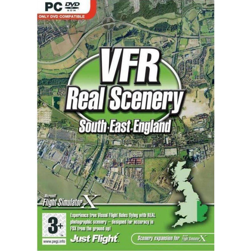 X PLANE 10 VFR PHOTO SCENERY VOLUME 1 (PC)