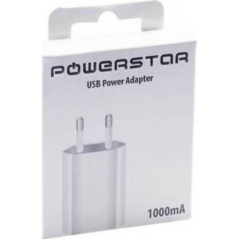POWERSTAR GEMELLO UNIVERSAL POWER PLUG CHARGER AC 1 Χ USB 5V 1A WHITE TRAVEL CHARGING SUPPLY iPHONE RETAIL ΤΡΟΦΟΔΟΤΙΚΟ ΠΡΙΖΑΣ POWERSTAR GEMELLO UNIVERSAL POWER PLUG CHARGER AC 1 Χ USB 5V 1A WHITE TRAVEL CHARGING SUPPLY iPHONE RETAIL ΤΡΟΦΟΔΟΤΙΚΟ ΠΡΙΖΑΣ