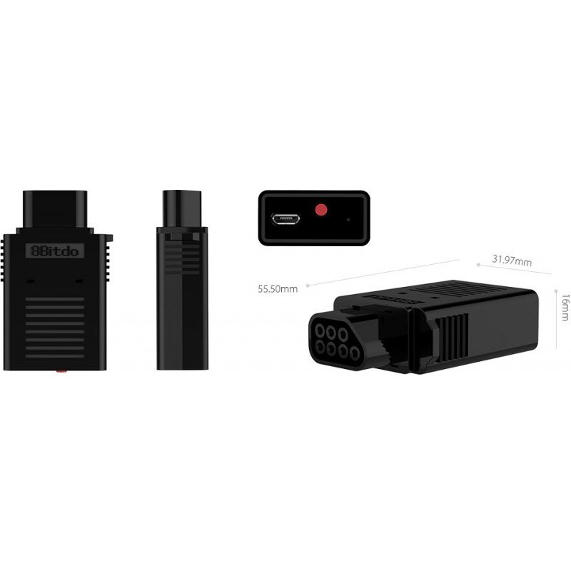 8BITDO BLUETOOTH RETRO RECEIVER ADAPTOR FOR NES