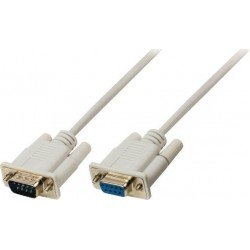 Nedis CCGL52010V20 RS232 DB9 Serial Male 9p To Female 9p 2m White Καλώδιο Σειριακό Nedis CCGL52010V20 RS232 DB9 Serial Male 9p To Female 9p 2m White Καλώδιο Σειριακό