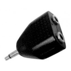 ADAPTOR 3.5 JACK MONO MALE TO 2 X 3.5 JACK MONO FEMALE EA2045 ADAPTOR 3.5 JACK MONO MALE TO 2 X 3.5 JACK MONO FEMALE EA2045