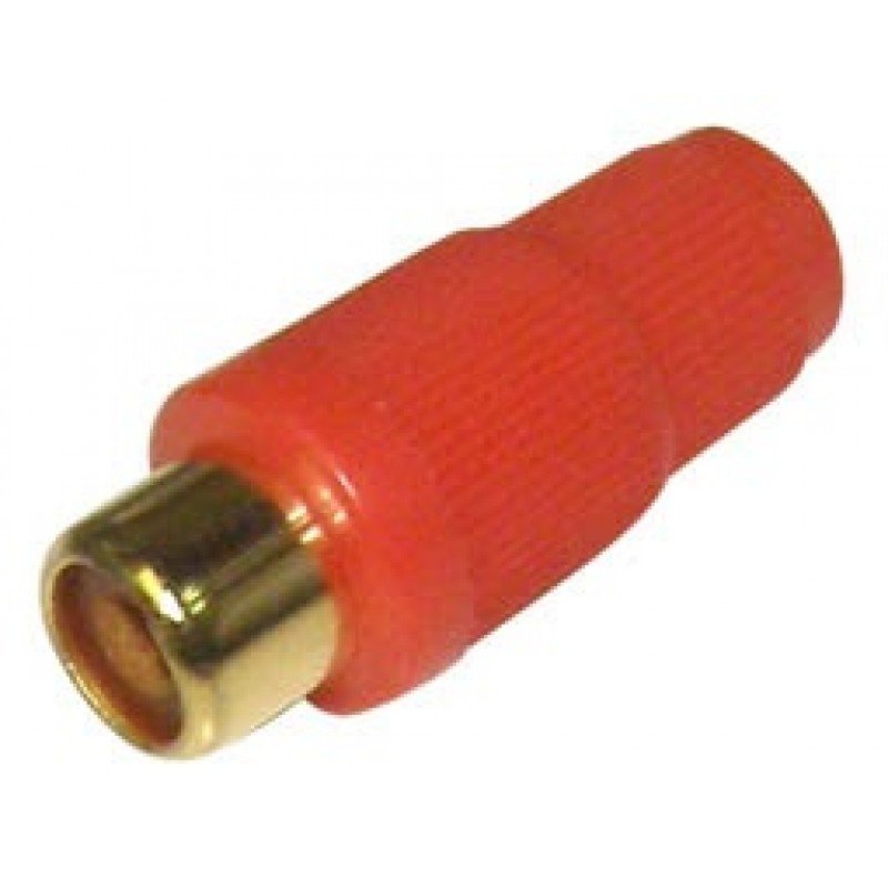 CABLE ADAPTOR RCA GOLD FEMALE RED ADAPTER ΤΕΛΙΚΟ ΒΥΣΜΑ ΚΑΛΩΔΙΟΥ ΘΥΛΗΚΟ ΚΟΚΚΙΝΟ RJ227G