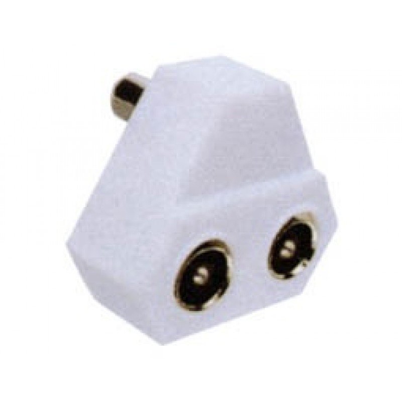 ADAPTOR TV MALE TO 2X FEMALE WHITE EA2125 ΜΟΥΦΑ ΣΥΝΔΕΣΗΣ ΚΑΛΩΔΙΟΥ ΤΗΛΕΟΡΑΣΗΣ ΛΕΥΚΗ ADAPTOR TV MALE TO 2X FEMALE WHITE EA2125 ΜΟΥΦΑ ΣΥΝΔΕΣΗΣ ΚΑΛΩΔΙΟΥ ΤΗΛΕΟΡΑΣΗΣ ΛΕΥΚΗ