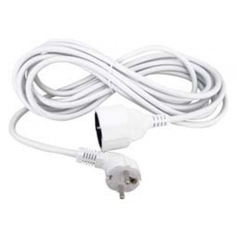 POWER CABLE CORD EXTENSION 3Χ1.5 ΚΑΛΩΔΙΟ ΡΕΥΜΑΤΟΣ ΣΟΥΚΟ ΠΡΟΕΚΤΑΣΗ ΜΠΑΛΑΝΤΕΖΑ 3m ΛΕΥΚΟ Z1-01