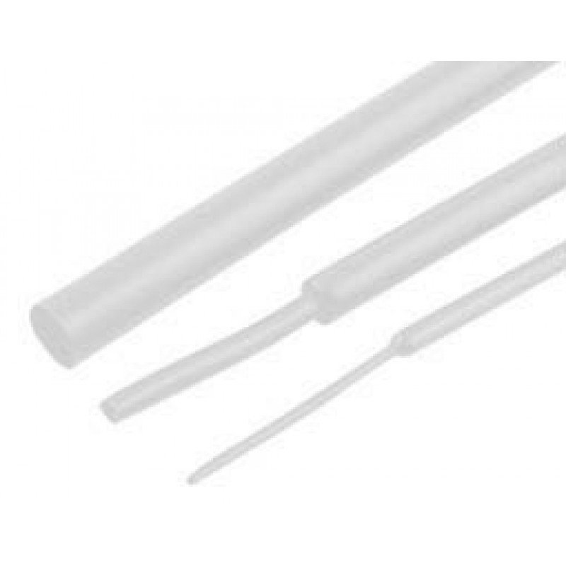 HEAT SHRINK TUBING WHITE ΘΕΡΜΟΣΥΣΤΕΛΛΟΜΕΝΟ ΛΕΥΚΟ 1.6/0.8mm 1m CB-1000-102 PLF100 HEAT SHRINK TUBING WHITE ΘΕΡΜΟΣΥΣΤΕΛΛΟΜΕΝΟ ΛΕΥΚΟ 1.6/0.8mm 1m CB-1000-102 PLF100