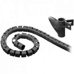 GOOBAY 51924 WIRETUBE SPIRAL 2.5m BLACK ΣΩΛΗΝΑΣ ΣΠΙΡΑΛ ΤΑΚΤΟΠΟΙΗΣΗΣ ΚΑΛΩΔΙΩΝ ΜΑΥΡΟΣ