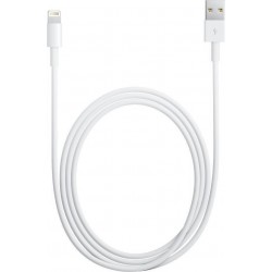 APPLE MD819ZM ORIGINAL USB 2.0 LIGHTNING CABLE  WHITE 2m iPHONE 5/5s/5c/6/6plus & iPAD4/5/air/mini RETAIL