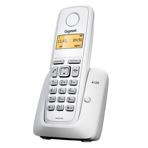 Τηλεφωνική Συσκευή Ασύρματη Λευκή Gigaset A120 Wireless Telephone Device White Τηλεφωνική Συσκευή Ασύρματη Λευκή Gigaset A120 Wireless Telephone Device White