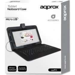 APPROX AP-PCK05 KEYBOARD GREEK & CARRY CASE BLACK TABLET 9.7"-10.1" ΠΛΗΚΤΡΟΛΟΓΙΟ ΒΑΣΗ & ΔΕΡΜΑΤΙΝΗ ΘΗΚΗ APPROX AP-PCK05 KEYBOARD GREEK & CARRY CASE BLACK TABLET 9.7"-10.1" ΠΛΗΚΤΡΟΛΟΓΙΟ ΒΑΣΗ & ΔΕΡΜΑΤΙΝΗ ΘΗΚΗ