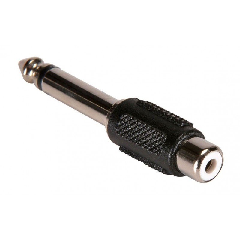 POWERTECH CAB-J025 ADAPTER RCA FEMALE TO JACK 6.35 MALE MONO ADAPTOR