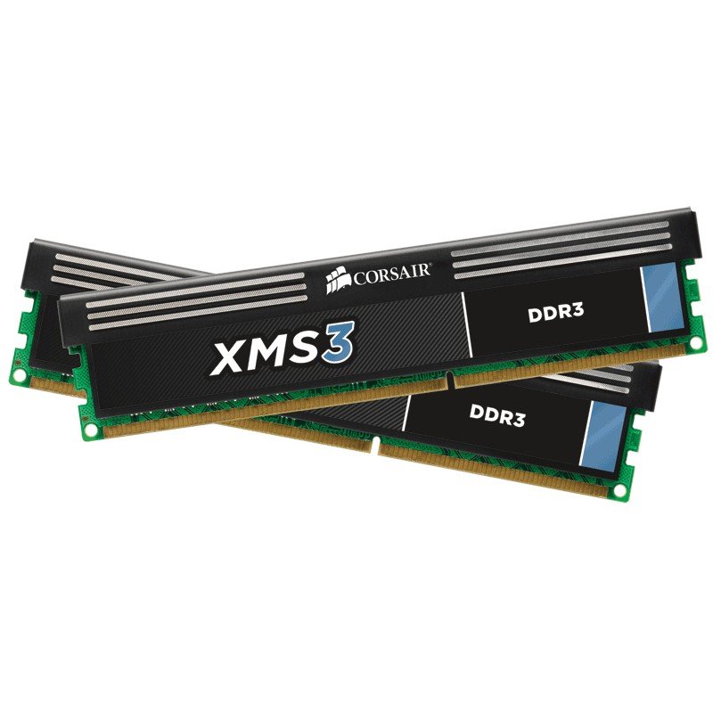 16Gb MEMORY RAM DDR3 -1600Mhz- CL11 [2 X 8GB] CORSAIR XMS3 ΜΝΗΜΗ CMX16GX3M2A1600C11