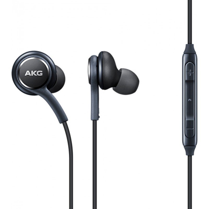 Samsung EO-IG955 AKG Handsfree Earphones Mini & Microphone Type C Galaxy S8 Black Ακουστικά Ψείρες Μαύρα