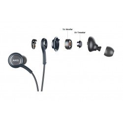Samsung EO-IG955 AKG Handsfree Earphones Mini & Microphone Type C Galaxy S8 Black Ακουστικά Ψείρες Μαύρα