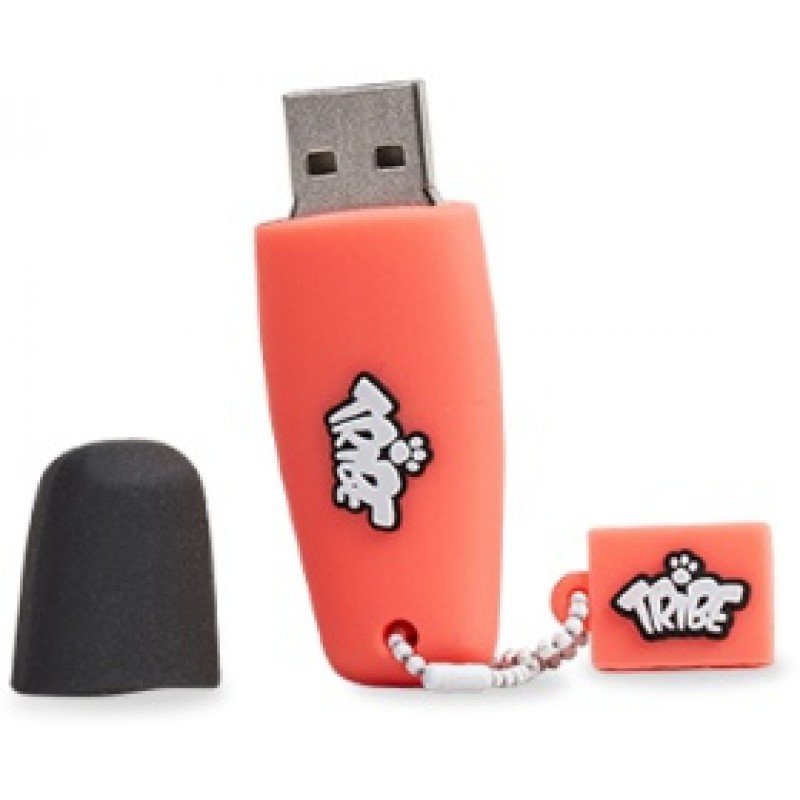 8Gb USB 2.0 STICK TRIBE HIGHLIGHTER BLACK-CORAL FD025401