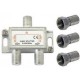 Διακλαδωτής Σήματος Κεραίας FTT5-001 TV Splitter Adapter 5-2400Mhz 1:2 DC Pass Waterproof Διακλαδωτής Σήματος Κεραίας FTT5-001 TV Splitter Adapter 5-2400Mhz 1:2 DC Pass Waterproof