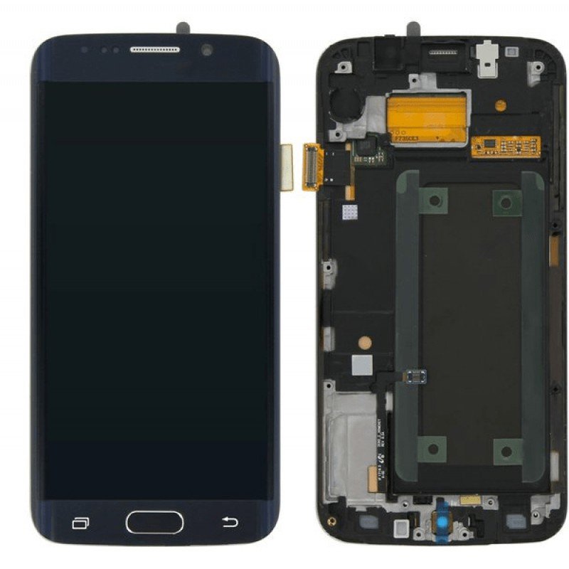 Οθόνη Samsung Galaxy S6 Edge SM-G925F GH97-17334A Original LCD & Touch FHD Black Curved Αυθεντική οθόνη & Τζάμι Αφής Μαύρη