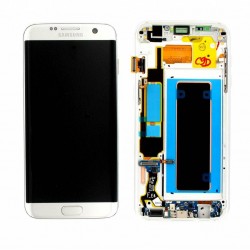Οθόνη Samsung Galaxy S7 Edge SM-G935F GH97-18533D Original LCD & Touch FHD White Curved Αυθεντική οθόνη & Τζάμι Αφής Λευκή