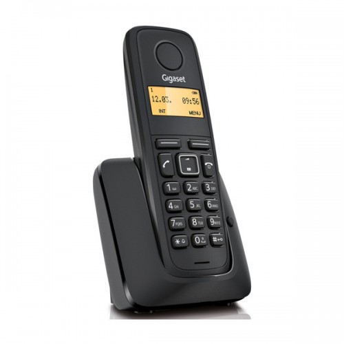 Τηλεφωνική Συσκευή Ασύρματη Μαύρη Gigaset A120 Wireless Telephone Device Black Τηλεφωνική Συσκευή Ασύρματη Μαύρη Gigaset A120 Wireless Telephone Device Black